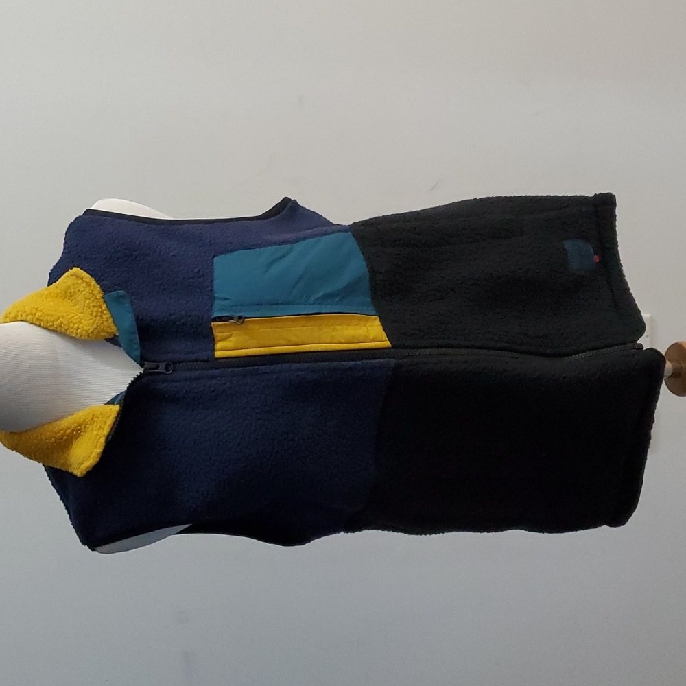 Herschel Supply Company Colorblock Vest - Blue, Yellow, Black